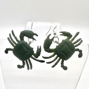 Cajun Crab Earrings - Animal Earrings - Zoo Earrings - Teacher Earrings